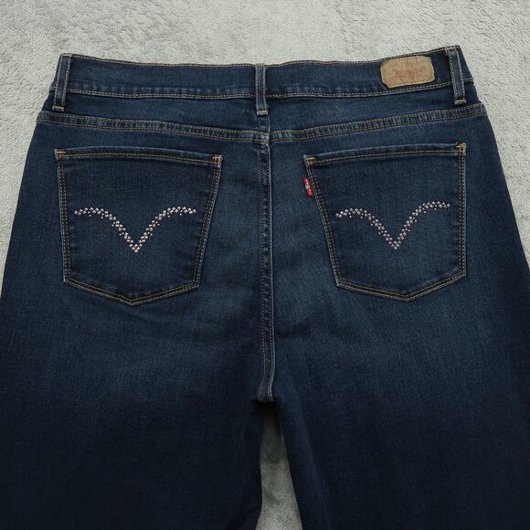 Levi's 512 Jeans Women's 14M Blue High-Rise Slimming Bootcut Denim 32" Inseam - Picture 13 of 16